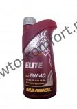 Моторное масло MANNOL Elite Fully Synthetic Motor Oil SAE 5W-40 (1л)